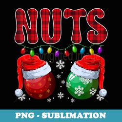 chest nuts matching chestnuts funny christmas couples xmas - elegant sublimation png download