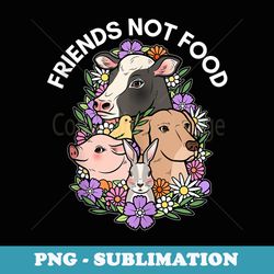 funny vegan christmas plant based xmas friends not food - unique sublimation png download