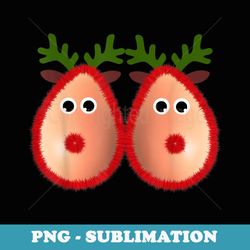 funny reindeer boobs ugly christmas er deer naughty - exclusive png sublimation download