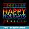 Happy Holigays LGBTQ Holiday Gay Lesbian Christmas Xmas - Instant Sublimation Digital Download