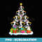 Albatross Bird Xmas Tree Lighting Santa Albatross Christmas - Modern Sublimation PNG File