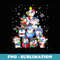 Cute Penguin Christmas Tree Decor Xmas Tree - Premium Sublimation Digital Download