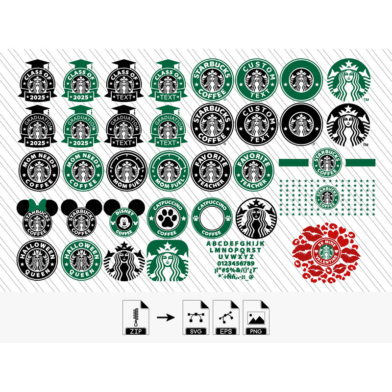 Starbucks Svg Starbucks Svg Bundle Starbucks Logo SVG Starbucks Disney Starbucks Halloween Starbuck 0