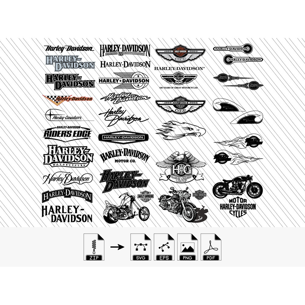 Harley Davidson SVG Harley Davidson PNG Cut Files For Cricut Silhouette Digital Files Bundle2 0