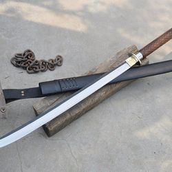 24 inches long blade traditional samurai sword-hand forged pakistan sword-full tang