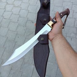 werzalit handle machete knife, machete handmade and sheath, engraved machete groomsmen gift knife survival knife..