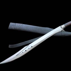25-inch blade custom handmade sword functional sword handmade sword /kukri gurkhas knife water tempered sharpen..