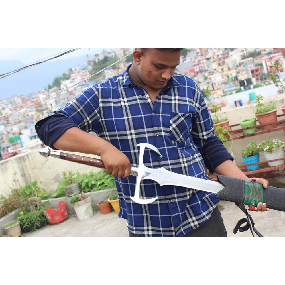 Full Tang Heavy SwordCustom Sword Handforged Viking Sword Handmade Tempered King Sword Khukurikukri Hunting Sword 4