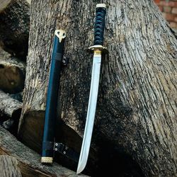handmade 24" katana sword made with high carbon steel birthday gift groomsmen gift gift for husband..