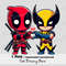 Wolverine And Deadpool Clipart PNG Transparent Backgound 0