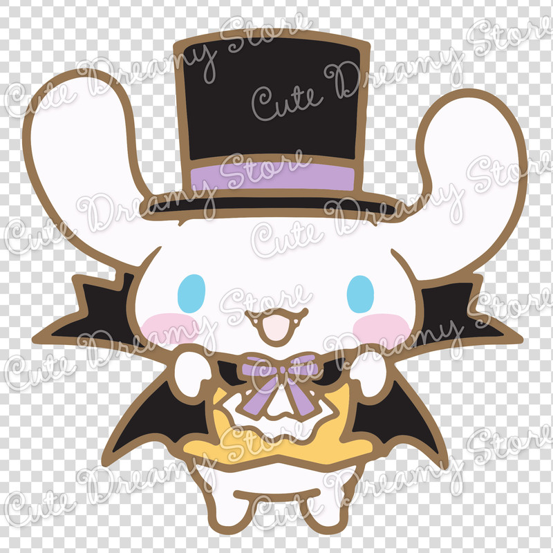 Halloween Dracula Cinnamoroll Clipart SVG PNG EPS Vectors 1