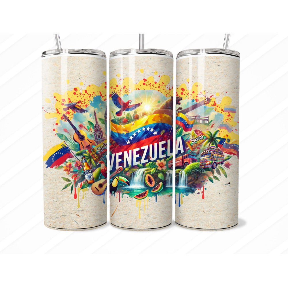 Venezuela Flag Digital Design Tumblers Stickers Mugs TShirts More Celebrate Venezuelan Pride 0