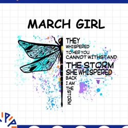 march girl hippie - whisper words of wisdom png, birthday gift, march birthday/ sublimation printing