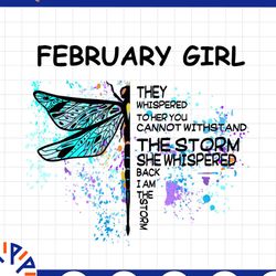 february girl hippie - whisper words of wisdom png, birthday gift, february birthday/ sublimation printing