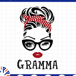 gramma svg, gramma birthday svg, gramma gift design, gramma face glasses svg png, gramma christmas png, digital download