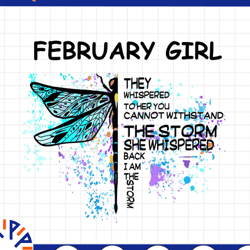 february girl hippie - whisper words of wisdom png, birthday gift, february birthday/ sublimation printing,