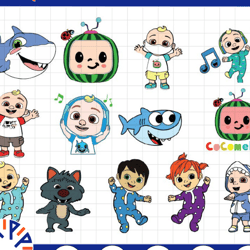 cartoon characters mega bundle svg png dxf, mega bundle cocomelon svg eps png, cocomelon bundle svg, bundle cartoon svg