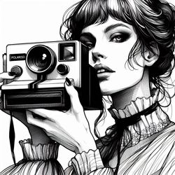 polaroid camera art digital image no. 5 by cam views
