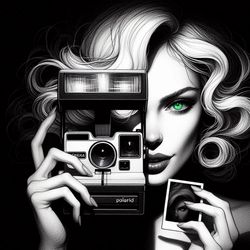 polaroid camera art digital image no. 21 by cam views