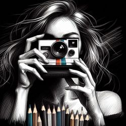 polaroid camera art digital image no. 23 by cam views