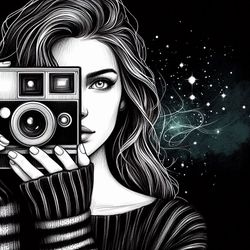polaroid camera art digital image no. 25 by cam views