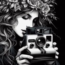 polaroid camera art digital image no. 27 by cam views