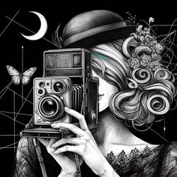 polaroid camera art digital image no. 29 by cam views