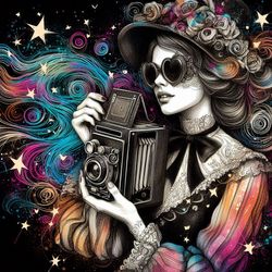 polaroid camera art digital image no. 43 by cam views