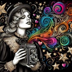 polaroid camera art digital image no. 46 by cam views