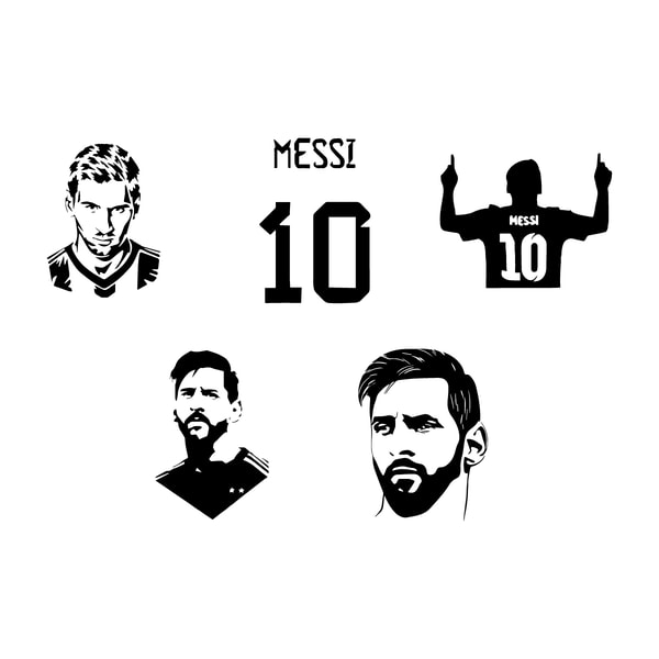 Vector File Messi Lionel Messi Goat SVG File, Messi PNG, Messi T-shirt Design, | Inspire ...