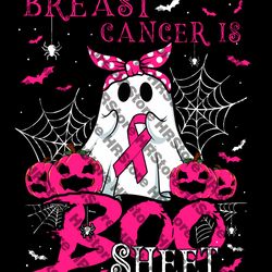 breast cancer is boo sheet breast cancer warrior halloween png