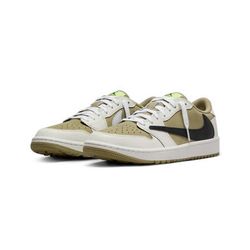 designer sneakers travis scott x 1s low golf olive fz3124-200 casual sports skateboarding shoes