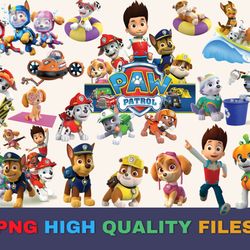 paw patrol svg bundle , paw patrol designs bundle , paw patrol cricut files , paw patrol clipart