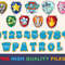 Paw Patrol Svg Bundle Paw Patrol Designs Bundle Paw Patrol Cricut Files Paw Patrol Clipart 1