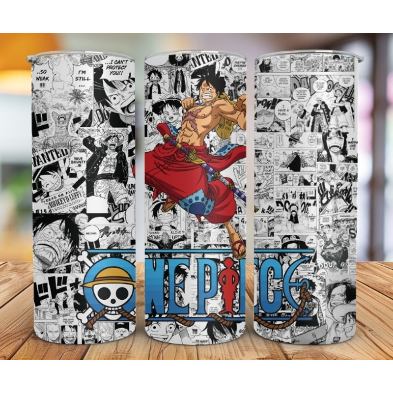 One Piece 20 Tumbler Wrap  Luffy Tumbler Wrap  Luffy Png Tumbler Template 0