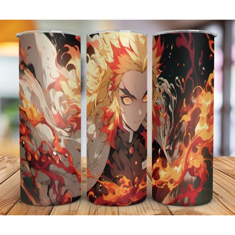 Demon Slayer 20oz Tumbler Wrap Designs Bundle Kimetsu No Yaiba Tumbler Wrap Png Design  Tanjiro Design Nezuko Tumbler 1