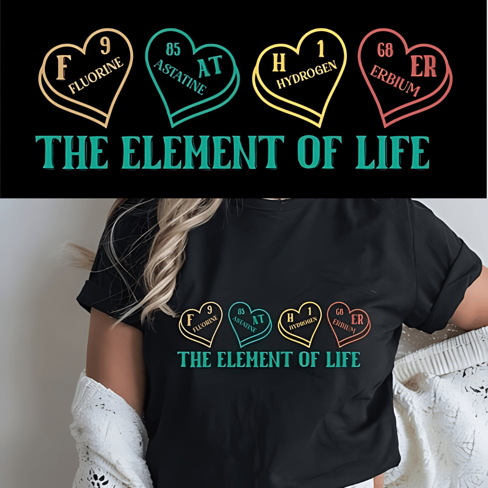 Father The Element Of Life Periodic Table Graphic 0