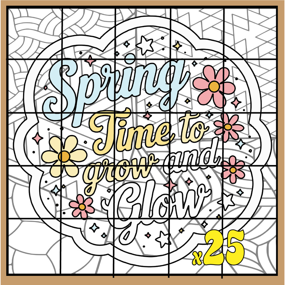 Spring Time To Grow Glow Collaborative Bulletin Board 0