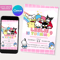 Hello Kitty Birthday Invitation Kitty Birthday Party Supplies Kawaii Hello Kitty And Friends Invita 3