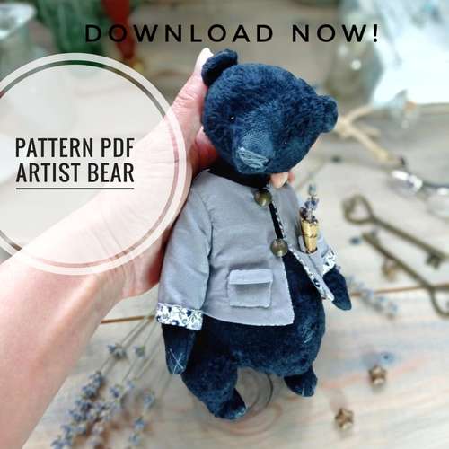 Pattern sewing bear artist