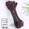3mm Colored Lacquered Cowhide Rope First Layer Cowhide Vegetable Tanned Leather Flat Braided Hand 1MM Thick 6
