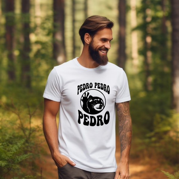 Pedro Pedro Raccoon svg funny raccoon design | Inspire Uplift