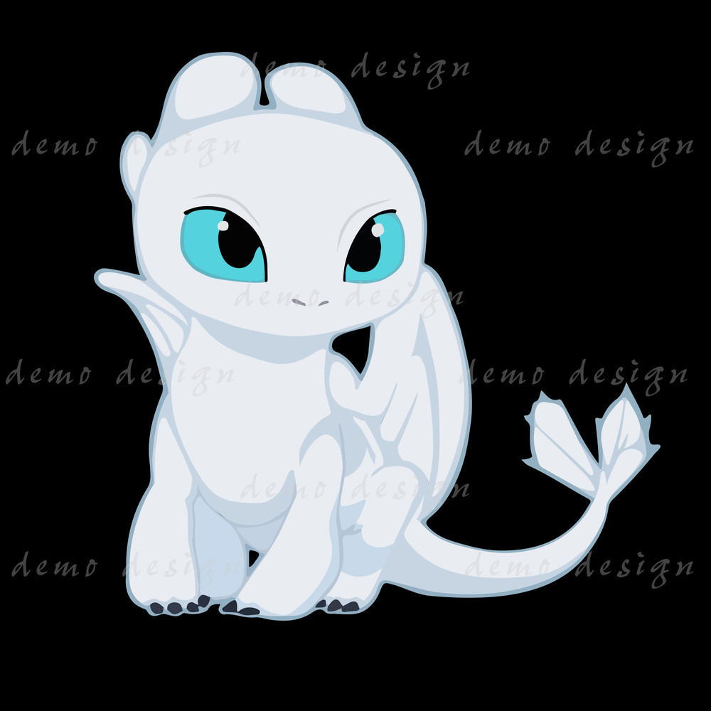 Light Fury HTTYD 3 Svg 0