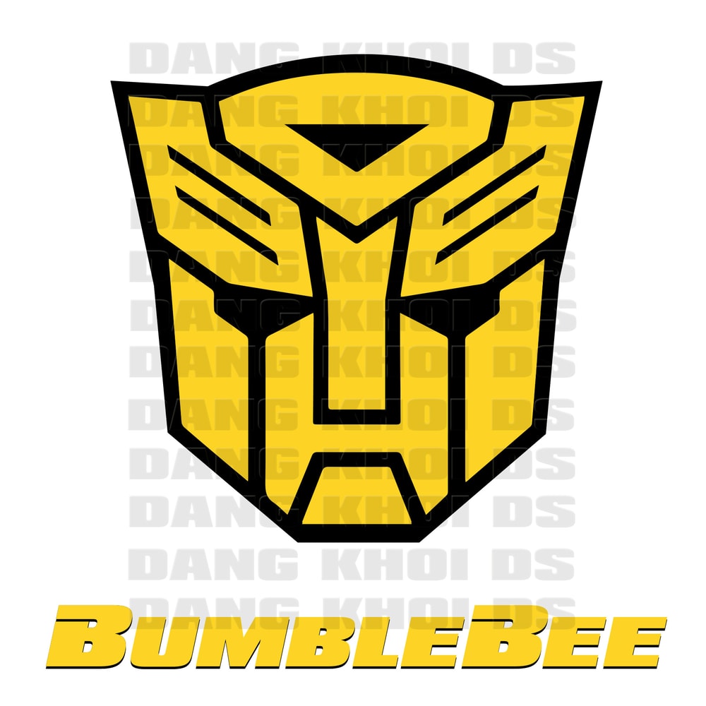 Bumblebee Face Logo SVG 0