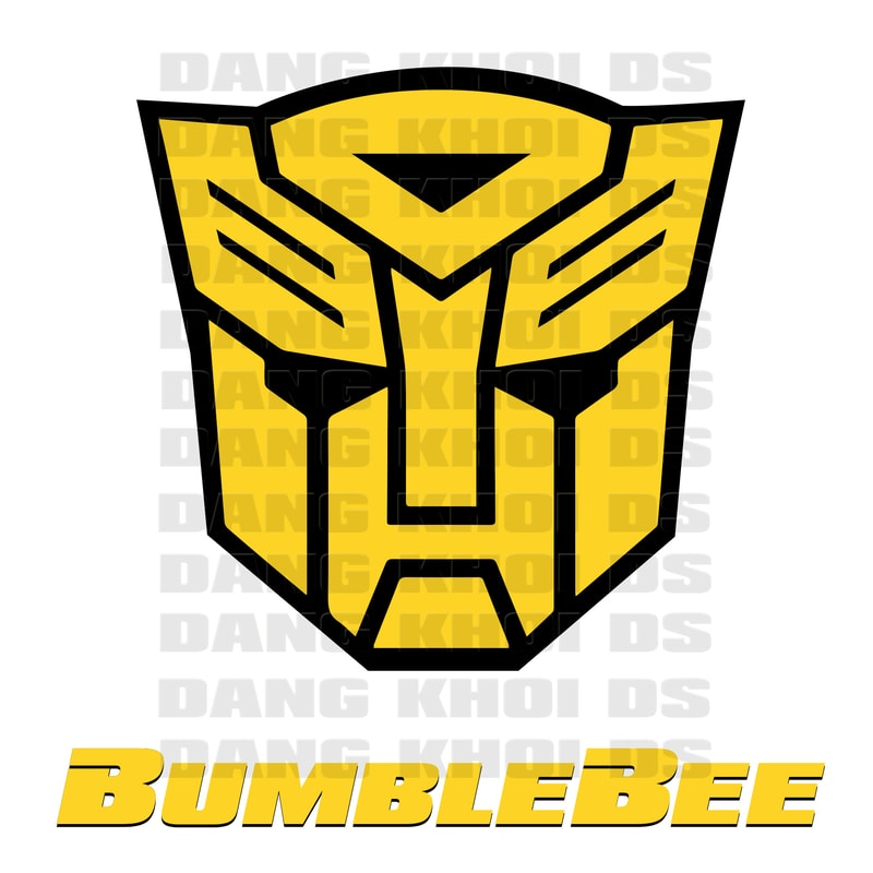 Bumblebee Face Logo SVG 0