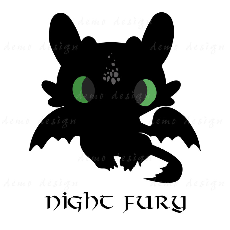 Night Fury Svg Male Dragon Dragon Svg 0