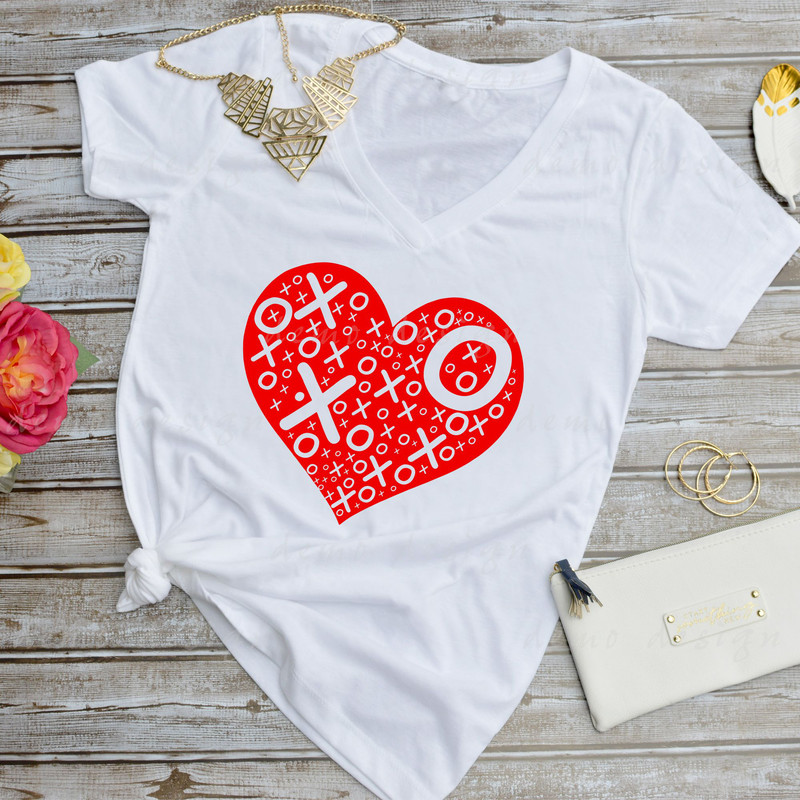 XOXO SVG  Hug And Kiss Design Symbol Of Love XOXO Heart SVG  Heart And XOXO A Sweet Valentines Gift 2