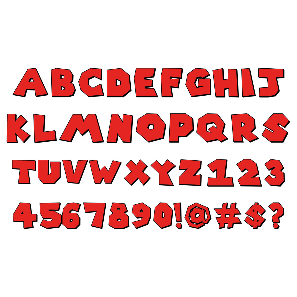 Super Mario AZ Alphabet Set With Clipart SVGPNGDXFEpsPdf Super Mario Clipart Editable For Cricut Fi 3
