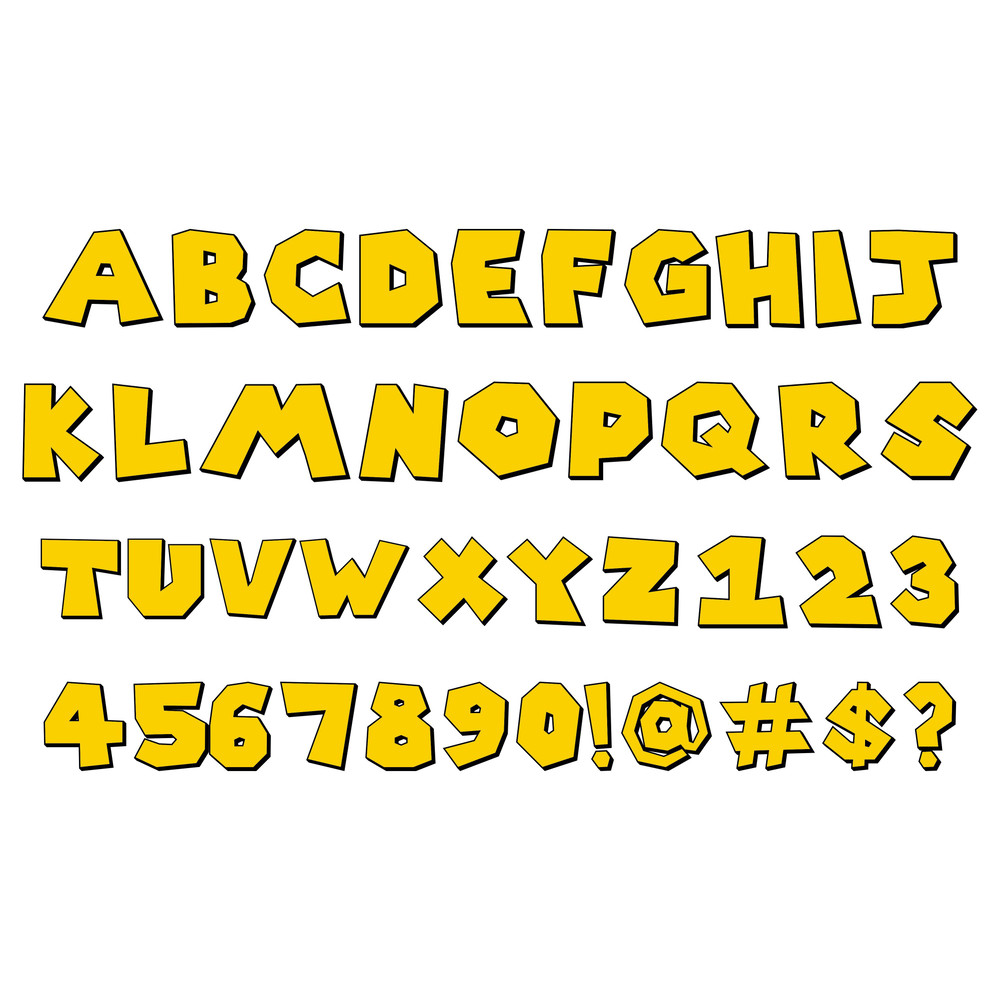Super Mario AZ Alphabet Set With Clipart SVGPNGDXFEpsPdf Super Mario Clipart Editable For Cricut Fi 5