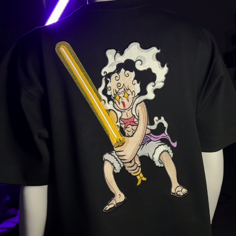 Luffy One Piece Embroidery Design 2